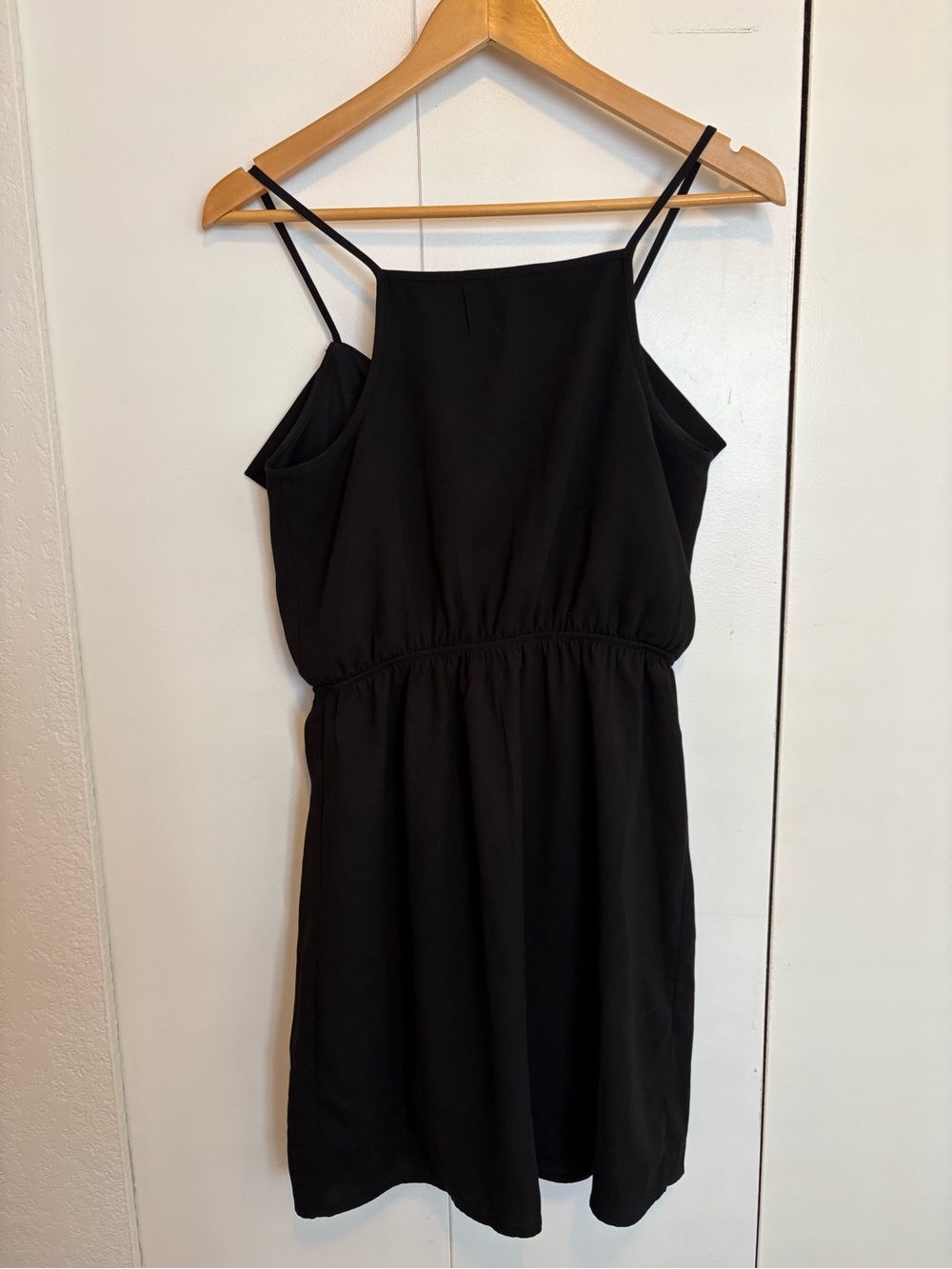 Eclipse Black Ruffle-Front Mini Dress - Picture 3 of 4